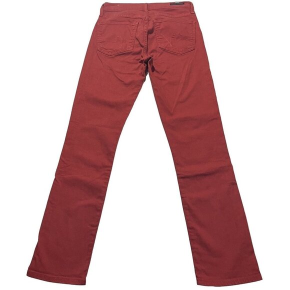 Citizens of Humanity Women Red Wash Denim Jeans Sz 24 x28 USA Made Stretch NWOT - Picture 11 of 16